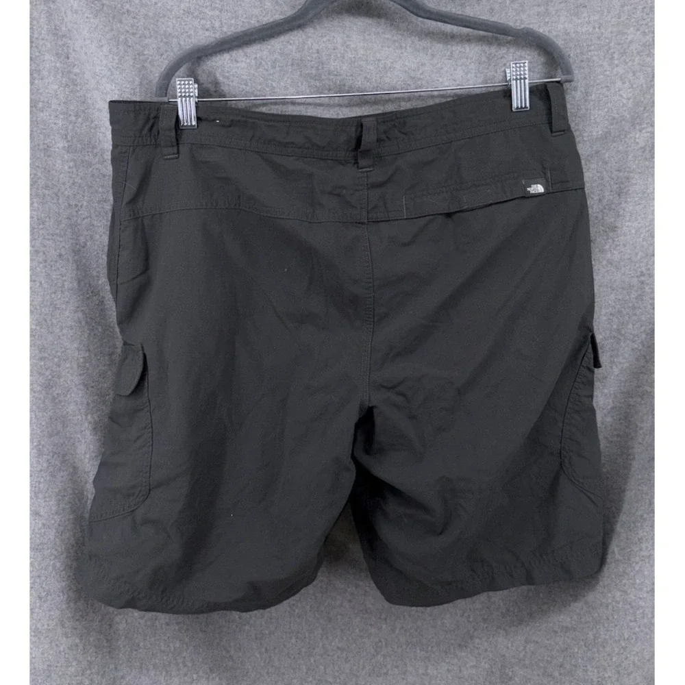 The North Face Cargo Nylon Shorts 36 Dark Gray Hiking Outdoor Ripstop